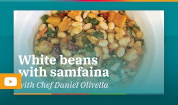 "White beans with samfaina" with Chef Daniel Olivella